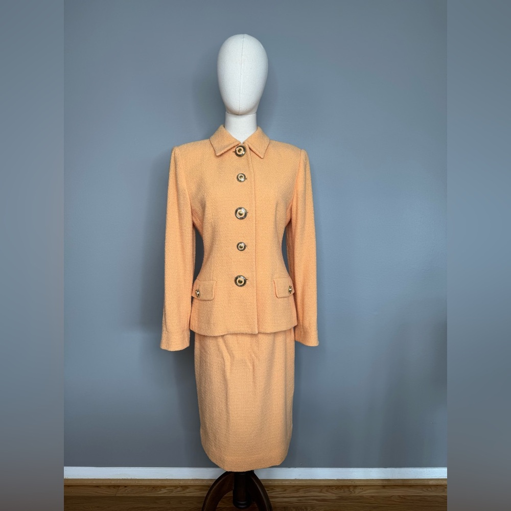 Vintage Carlisle Boucle Wool Suit